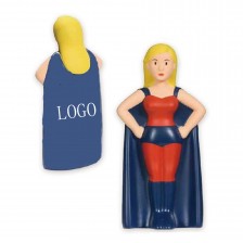 PU Super Heroine Shaped Stress Ball